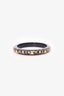 Louis Vuitton Black/Gold Monogram Resin Narrow 'Inclusion' Bangle