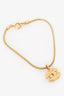 Pre-Loved Chanel™ Gold Tone CC Logo Bracelet