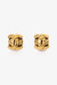 Pre-Loved Chanel™ Gold Tone CC Logo Stud Earrings