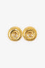 Pre-Loved Chanel™ Gold Tone CC Round Earrings