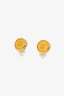 Pre-Loved Chanel™ Gold Tone Mini CC Button Earrings