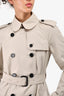 Burberry Beige Short Trench Trench Size 4