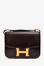 Hermès 1977 Brown Box Leather Constance 23 Crossbody