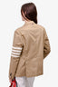 Thom Browne Tan Striped Blazer Size 3 Mens