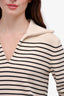 Celine Black/White Stripe Wide Neck Sweater Size XS