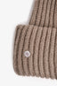 Hermès Taupe Cashmere/Mohair Ribbed Toque