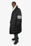 Thom Browne Black 4-Bar Padded Coat Size 1 Mens