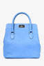 Hermès Blue Swift Toolbox 26 Top Handle with Strap