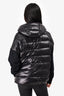 Moncler Black Puffer-Lined 'Maglia' Mens Jacket Size XS