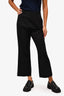 Chloe Black Tapered Leg Trousers Size 36