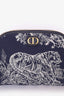 Christian Dior 2022 Blue Toile de Jouy Reverse Jacquard 30 Montaigne Aphrodite Pouch