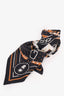 Hermès Black/Multicolour Cashmere/Silk Printed Scarf Size 140cm