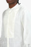 Giambattista Valli x H&M White Silk Pleated Shirt Size M Mens