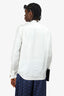 Giambattista Valli x H&M White Silk Pleated Shirt Size M Mens