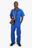 Burberry Blue Canvas Boiler Suit Size 50 Mens