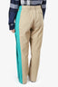 Maison Margiela Khaki/Blue Striped Pants Size 48