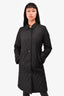 Burberry London Black Quilted Coat Size S