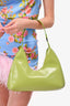 By Far Green Patent Leather 'Amber' Shoulder Bag