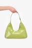 By Far Green Patent Leather 'Amber' Shoulder Bag