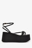 Gianvito Rossi Black Platform Sandals Size 38