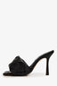 Bottega Veneta Black Padded Intrecciato Heeled Sandal Size 38