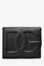 Dolce & Gabbana Black Calfskin 'DG' Logo Crossbody Bag