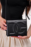 Dolce & Gabbana Black Calfskin 'DG' Logo Crossbody Bag