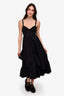 Cinq a Sept Black Tiered Maxi Dress Size 0