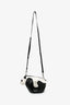 Loewe 2017 White/Black Panda Bear Clutch with Strap