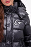 Moncler X Fragment Black White Logo Down Jacket Size 0