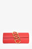 Hermès 2016 Red Evercolor Leather Egee Clutch