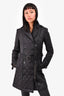 Burberry Brit Black Quilted Padded Coat Size XS