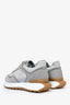 Givenchy Grey Nylon/Suede 'Giv' Sneakers Size 41 Mens