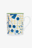 Hermès White Multicolour Porcelain 'Walk In The Garden' Mug