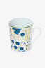 Hermès White Multicolour Porcelain 'Walk In The Garden' Mug