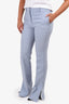 Victoria Beckham Baby Blue Wide Leg Trousers Size 4