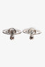 Vivienne Westwood Silver Toned Orb Earrings