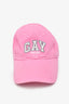 Balenciaga 2021 Pink 'Gay Pride' Embroidered Hat Size S