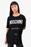 Mochino Black Logo Printed T-Shirt Size 42 US