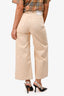 Proenza White Label Tan Denim Straight Leg Pants Size 28