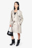 Maison Margiela Beige Belted Trench Coat Size 48