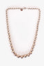 Tiffany &Co. Sterling Silver Hardware Graduated Ball Necklace