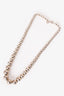 Tiffany &Co. Sterling Silver Hardware Graduated Ball Necklace