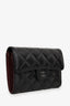 Pre-Loved Chanel™ 2022 Black Caviar Small Classic Flap Wallet