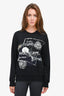 Pre-Loved Chanel™ 2020 Black Cotton Embellished Logo Graphic Sweatshirt Size S