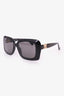 Max Mara Black Frame Rectangle Sunglasses