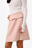 Red Valentino Pink Peplum Pencil Skirt Size 42