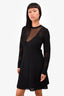 M Missoni Black Knit Dress With Slip Size 42