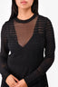 M Missoni Black Knit Dress With Slip Size 42