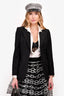 Dolce & Gabbana Black Pinstripe Blazer Size 42